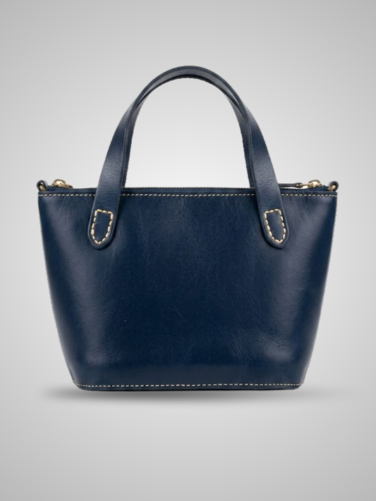 Basket Leather Bag