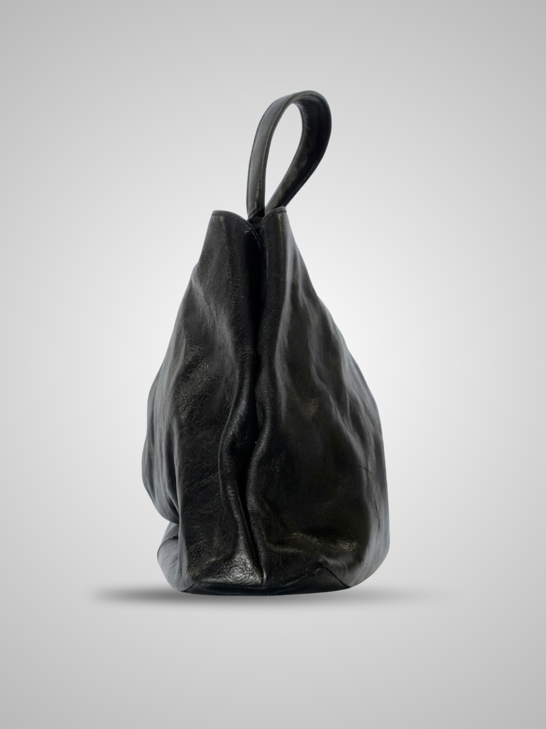 Two-Strap Minimalist Leather Bag
