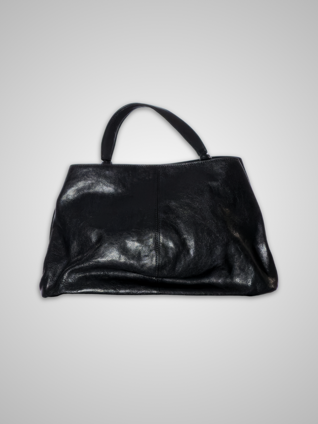 Two-Strap Minimalist Leather Bag